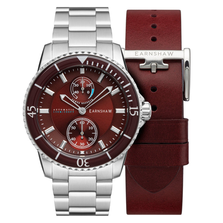 Earnshaw Hawke Power Reserve Rosewood Red