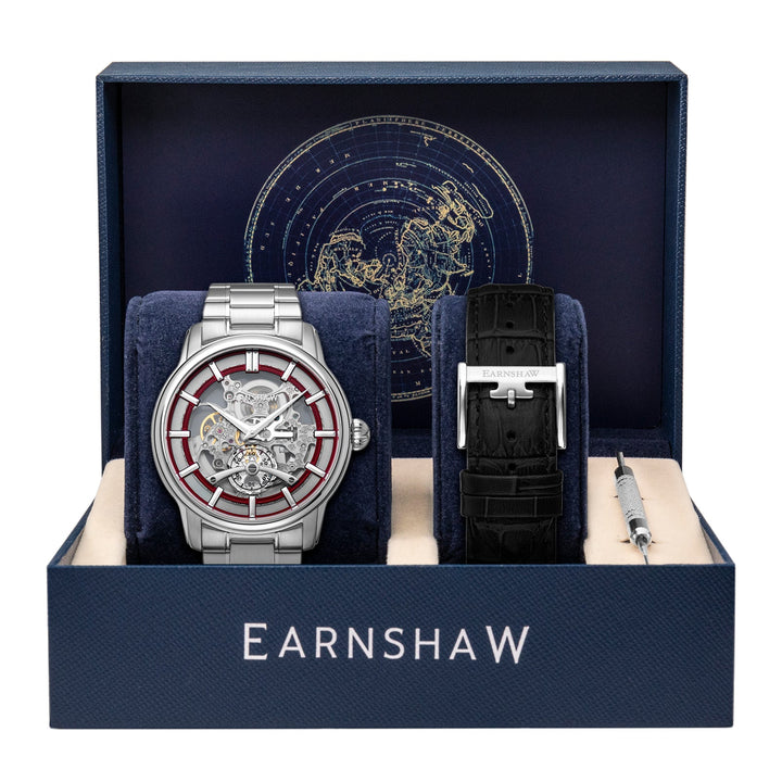 Earnshaw Longitude Whiston Automatic Limited Edition Brown Rose Gold