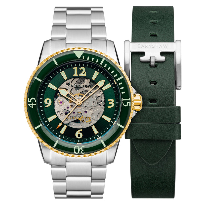 Earnshaw Duncan Skeleton Automatic Regal Green