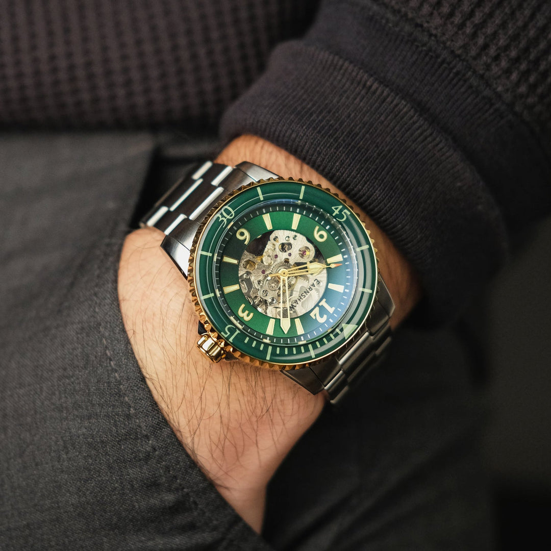 Earnshaw Duncan Skeleton Automatic Regal Green