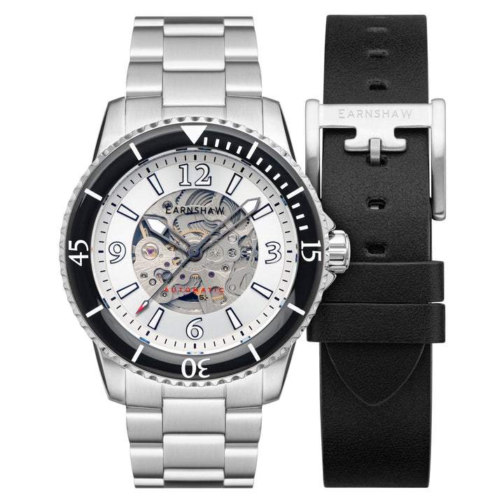 Earnshaw Duncan Skeleton Automatic Frost White