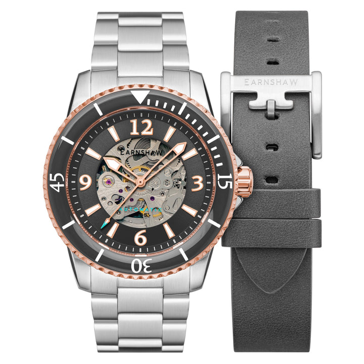 Earnshaw Duncan Skeleton Automatic Fog Grey