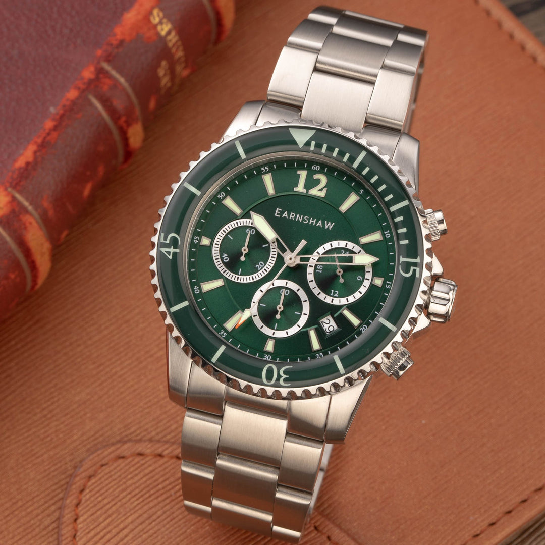 Earnshaw Duncan Chronograph Sage Green
