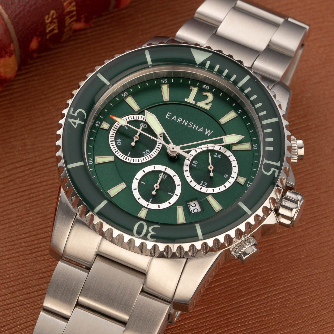 Earnshaw Duncan Chronograph Sage Green