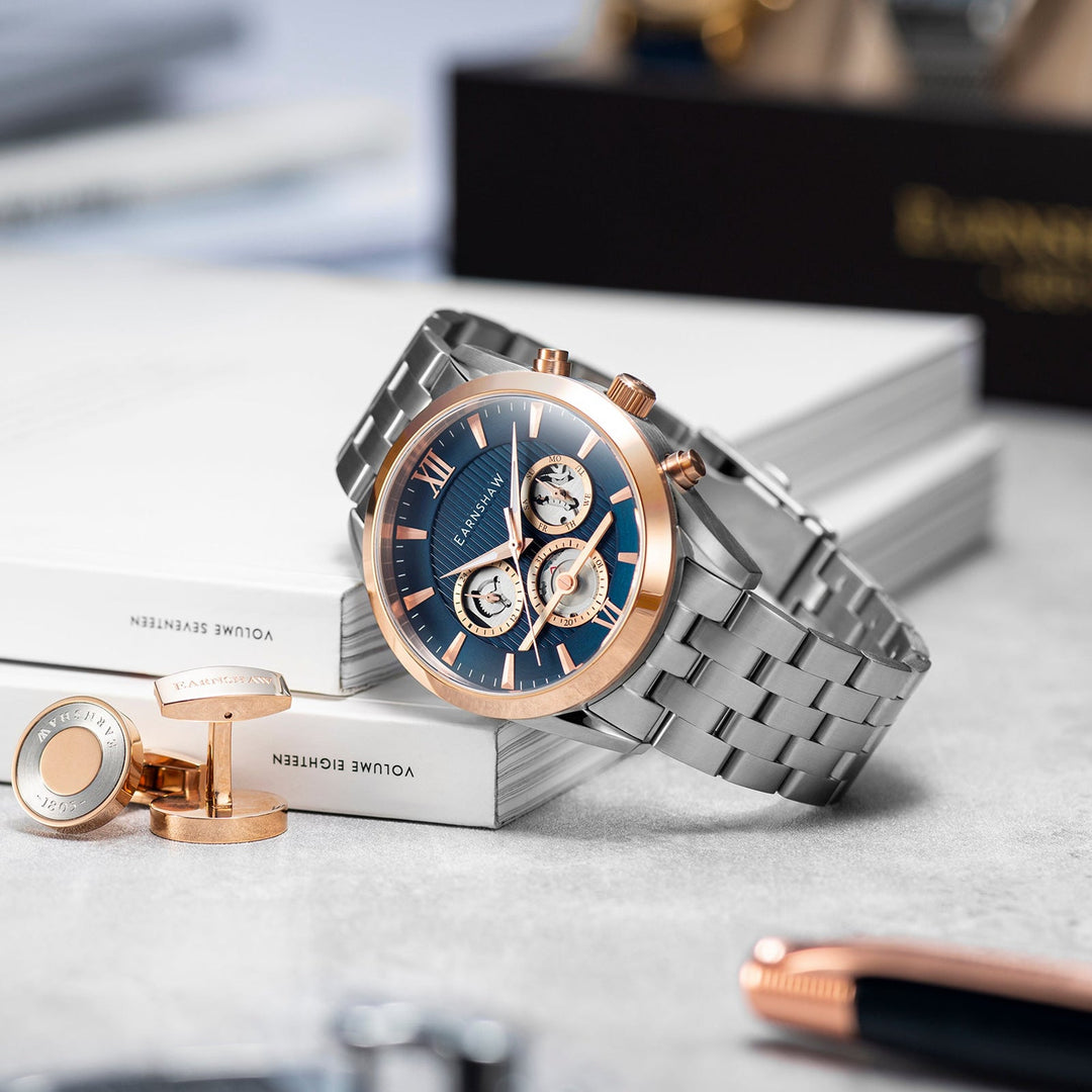 Earnshaw Smith Multifunction Calendar Rosy Blue