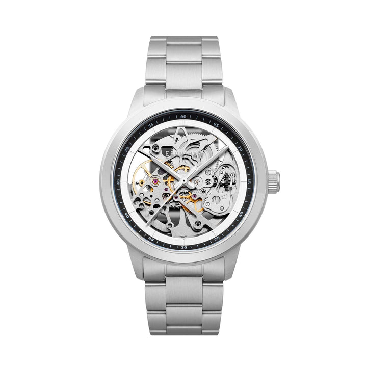Earnshaw Mackenzie Skeleton Automatic Neat Silver