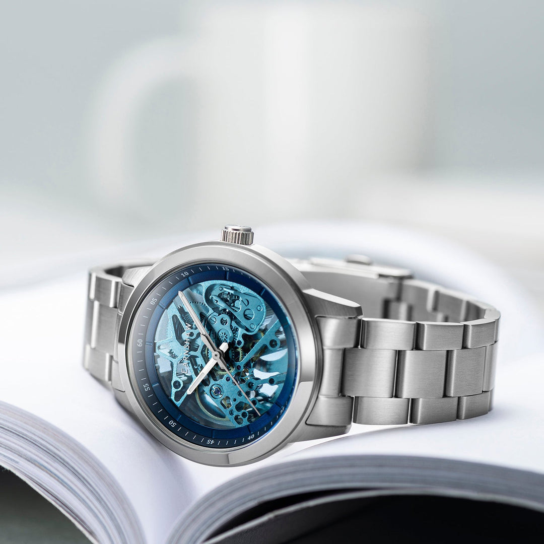 Earnshaw Mackenzie Skeleton Automatic Horizon Blue