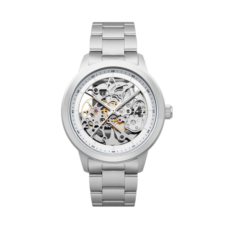 Earnshaw Mackenzie Skeleton Automatic Silver Sand