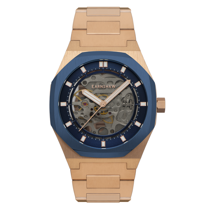 Earnshaw Drake Skeleton Automatic Royal Blue