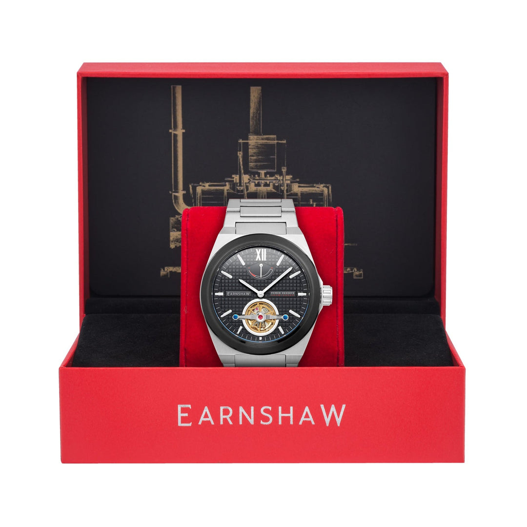 Earnshaw Blenkinsop Power Reserve Inky Grid
