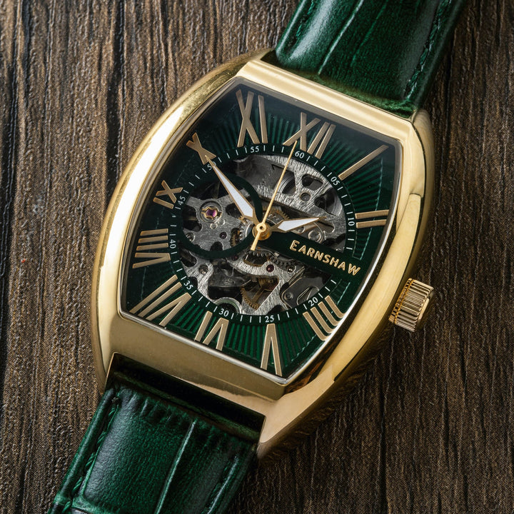 Earnshaw Beauchamp Skeleton Automatic Formal Green