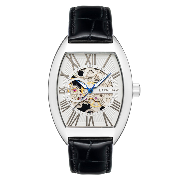 Earnshaw Beauchamp Skeleton Automatic Morning Coat White