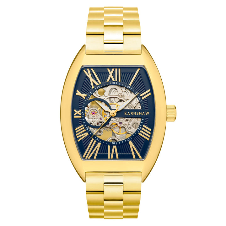 Earnshaw Beauchamp Skeleton Automatic Ingot Gold