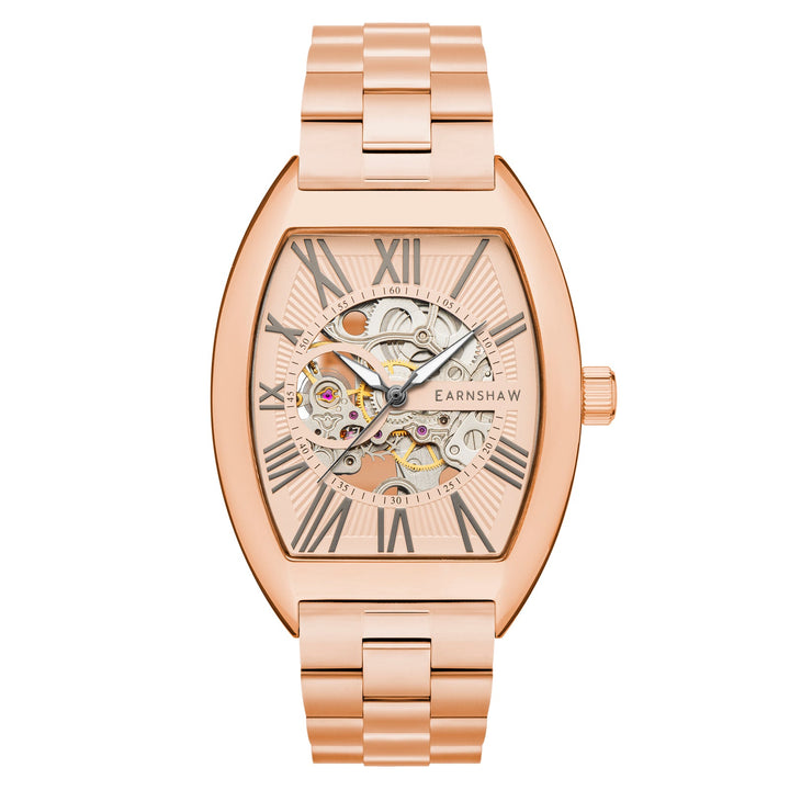 Earnshaw Beauchamp Skeleton Automatic Copper Gold