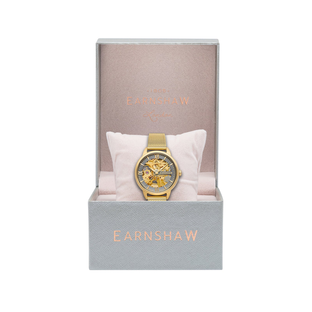 Earnshaw Anning Automatic Skeleton Sunny Gold