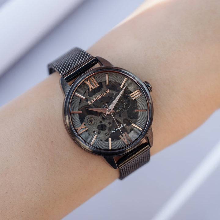 Earnshaw Anning Automatic Skeleton Grey