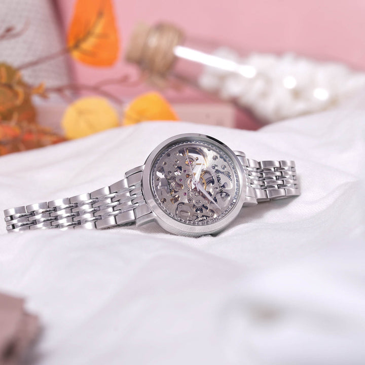 Earnshaw Nightingale Automatic Skeleton Light Blue