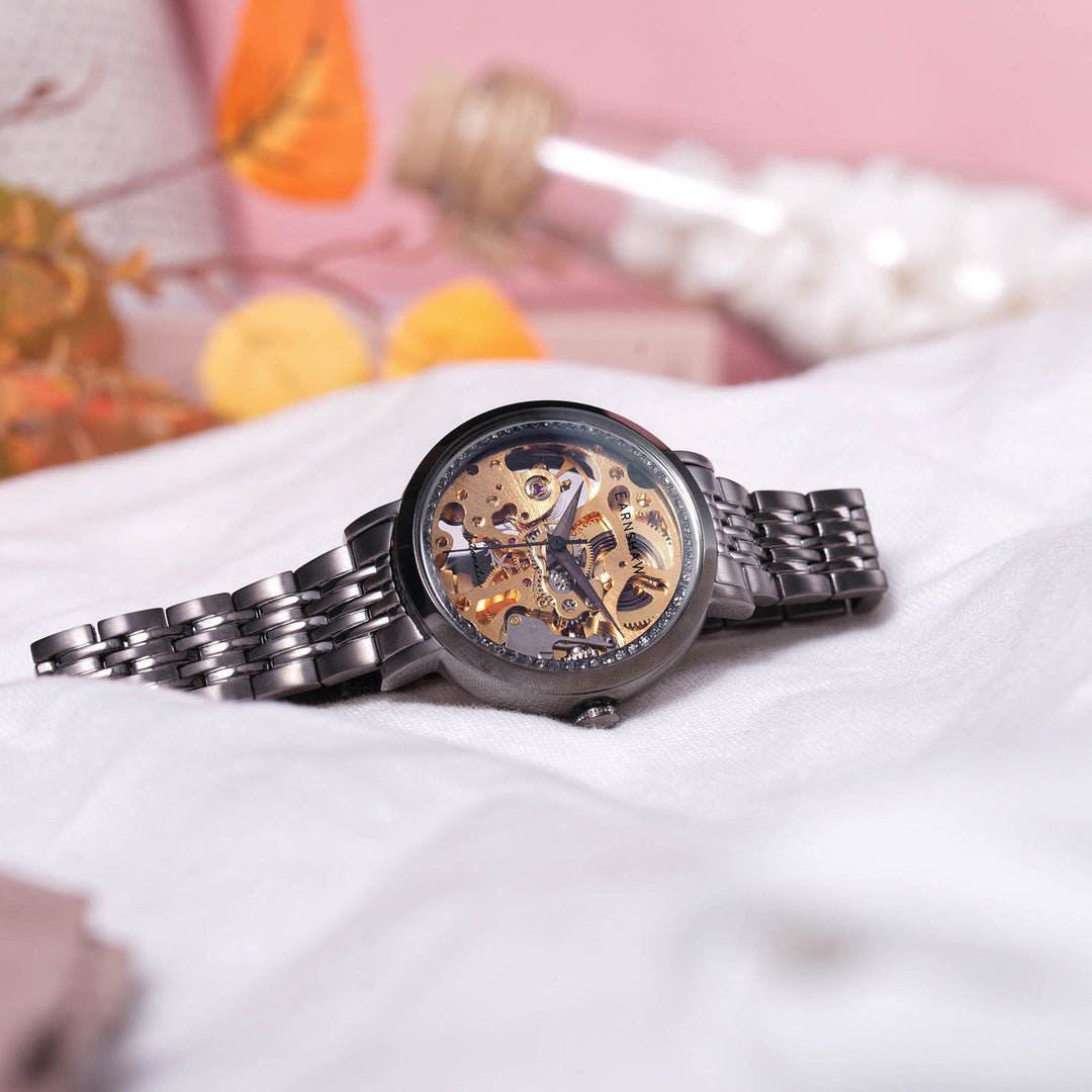 Earnshaw Nightingale Automatic Skeleton Midnight Gold