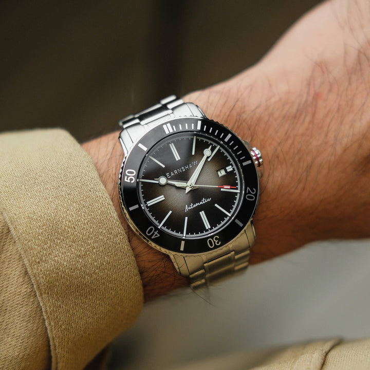 Earnshaw Martin Automatic Fumée Black