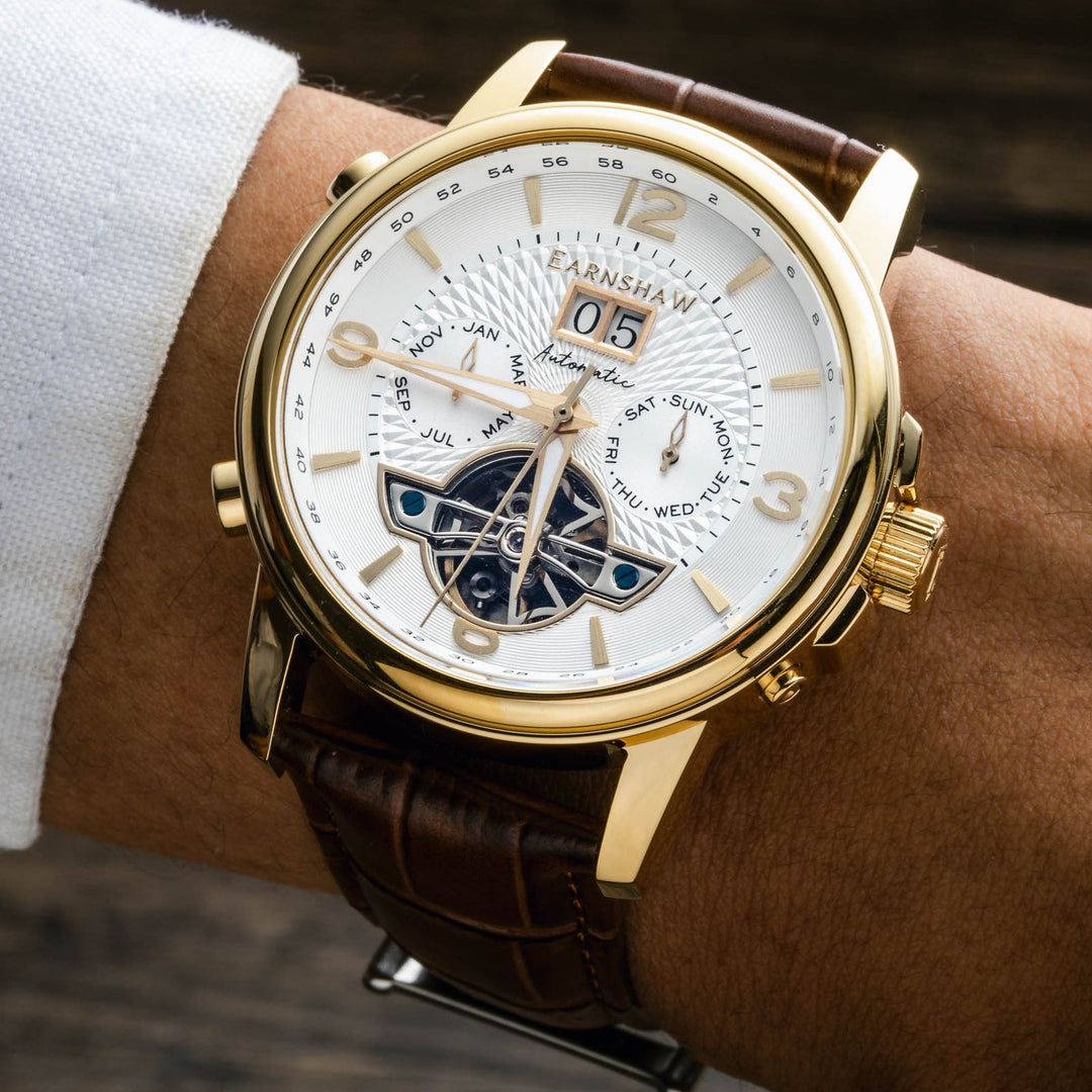 Earnshaw Marylebone Watches Solstice Gold