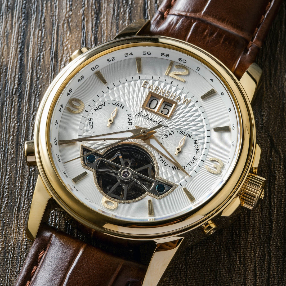 Earnshaw Marylebone Watches Solstice Gold