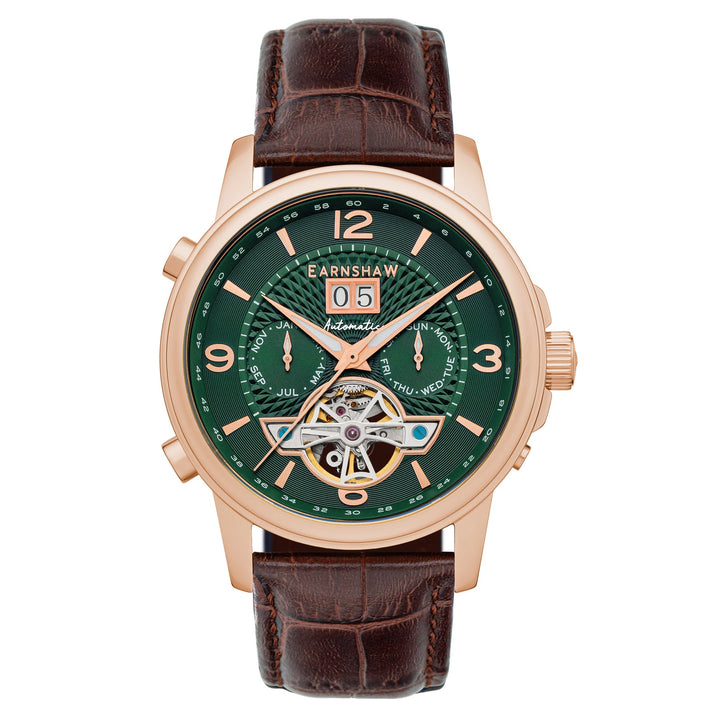 Earnshaw Marylebone Watches Hunter Rose Green