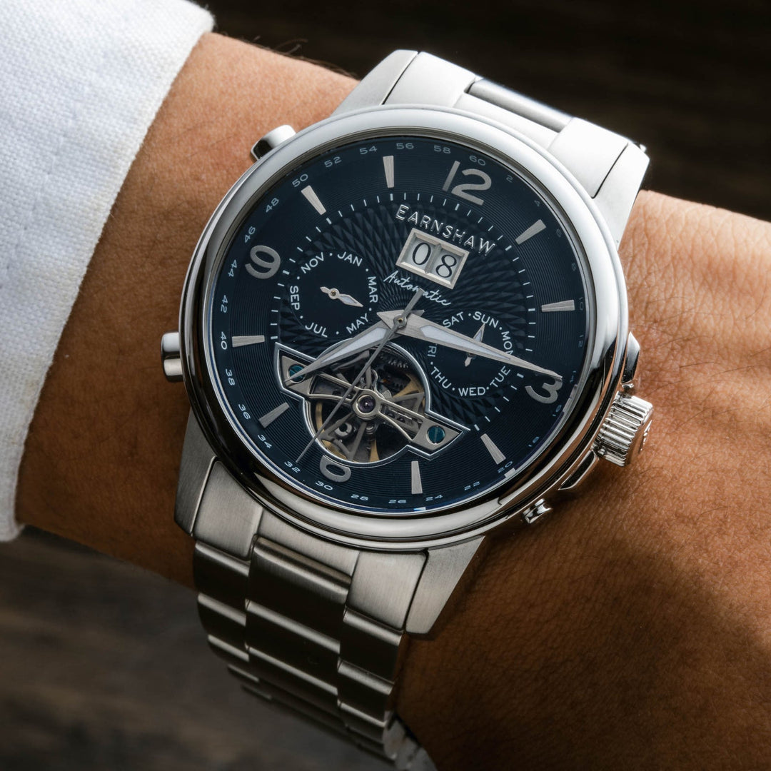 Earnshaw Marylebone Watches Ink Blue