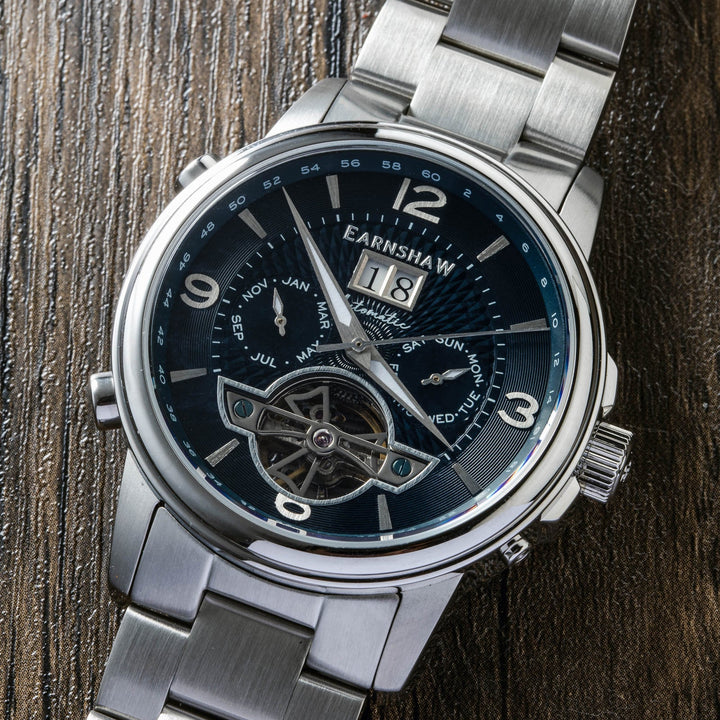 Earnshaw Marylebone Watches Ink Blue