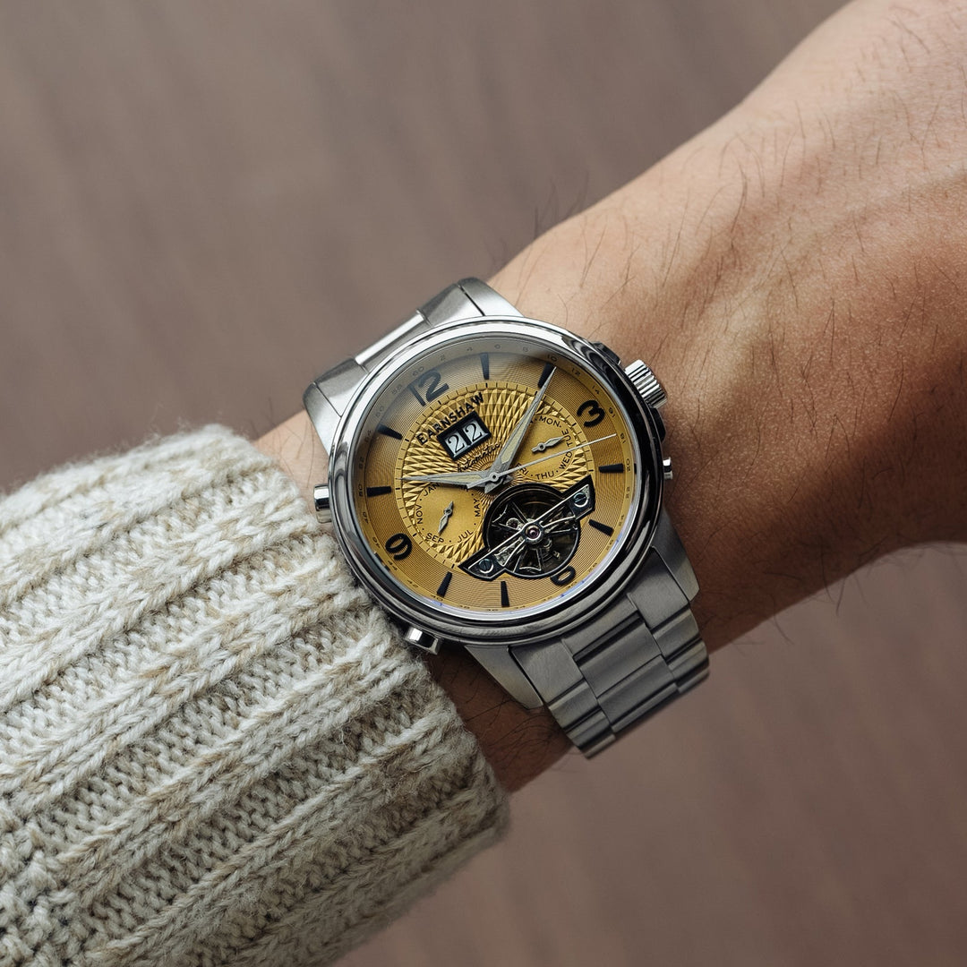 Earnshaw Marylebone Watches Deep Orange