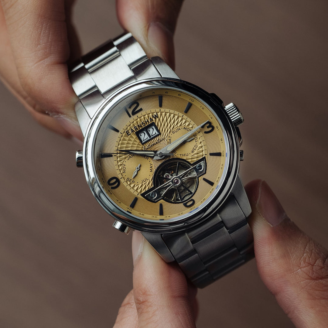 Earnshaw Marylebone Watches Deep Orange