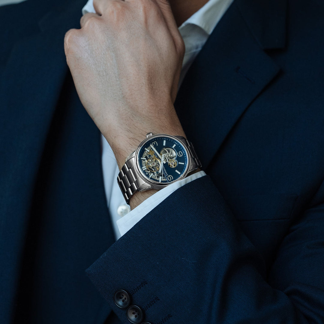 Earnshaw Carlyle Skeleton Automatic Reef Blue