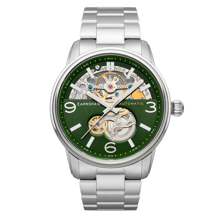 Earnshaw Carlyle Skeleton Automatic Palm Green