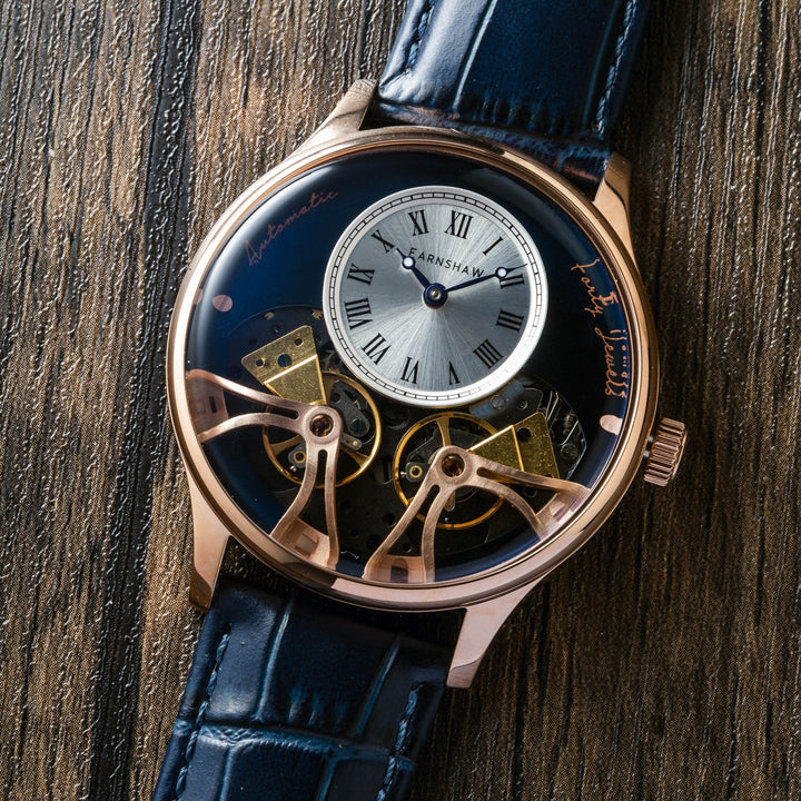 Earnshaw Faraday Double Barrel Automatic Officer Rose