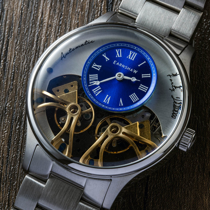 Earnshaw Faraday Double Barrel Automatic Blue Comet