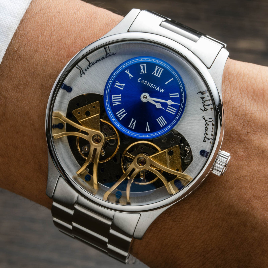 Earnshaw Faraday Double Barrel Automatic Blue Comet