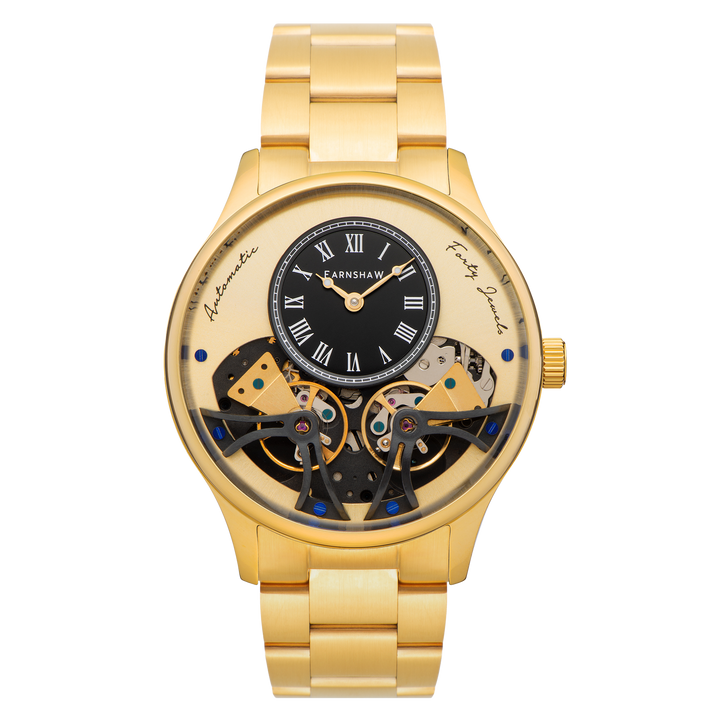 Earnshaw Faraday Double Barrel Automatic Ingot Gold