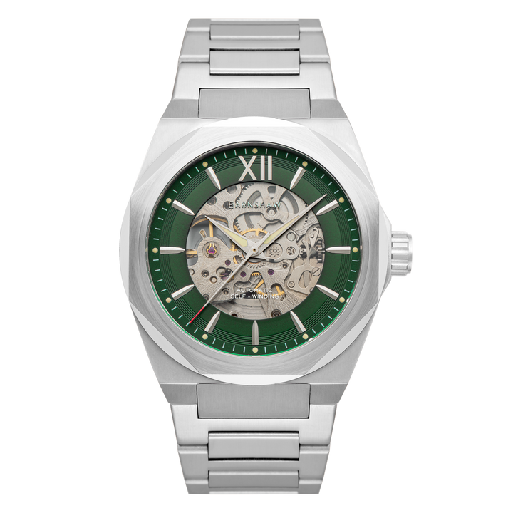 Earnshaw Clark Skeleton Automatic Vienna Green
