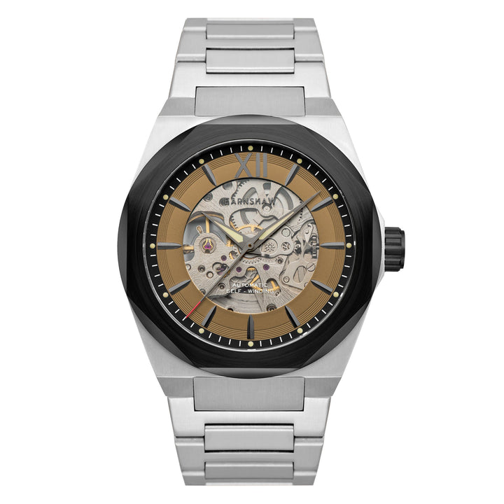 Earnshaw Clark Skeleton Automatic Chocolate