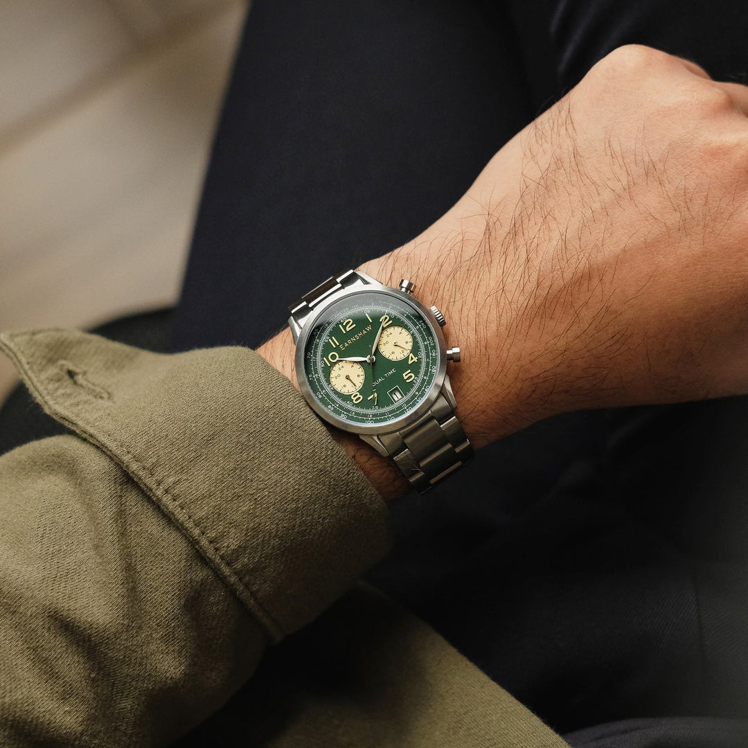 Earnshaw Ampere Dual Time Multifunction Basil