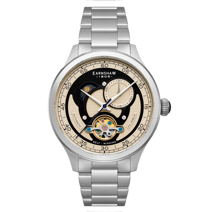 Earnshaw Baron Day Night Open Heart Automatic Irish Cream