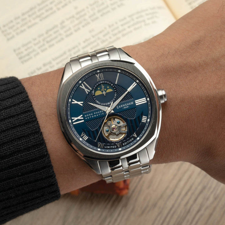 Earnshaw Peel Mechanical Automatic Midnight Blue