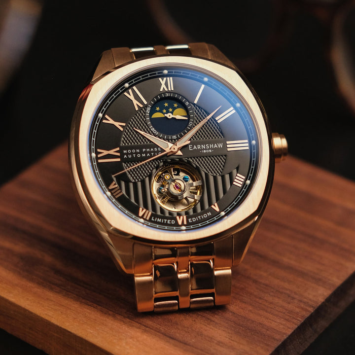 Earnshaw Peel Mechanical Automatic Rose Gold