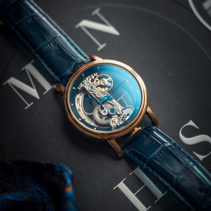 Earnshaw Blue Rose Gold