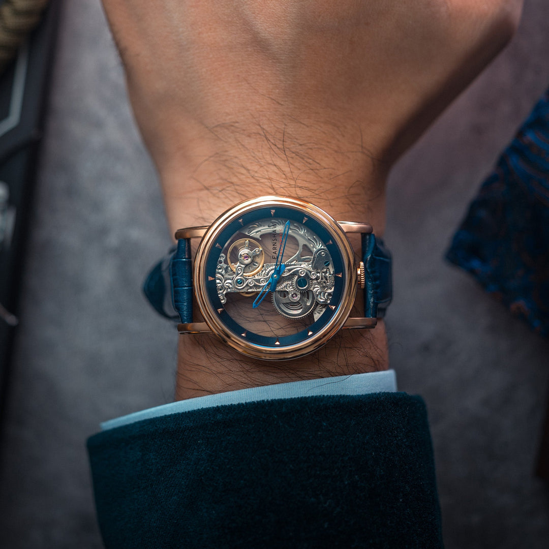 Earnshaw Blue Rose Gold