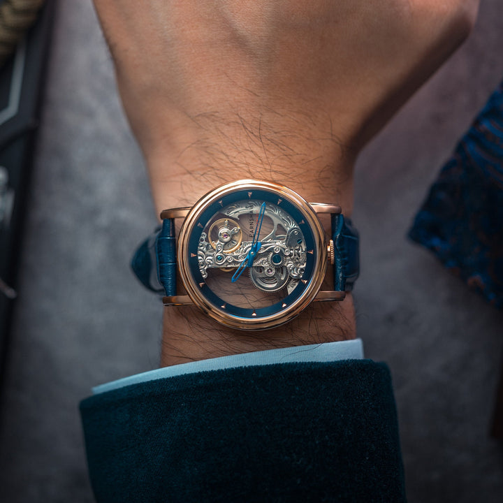 Earnshaw Blue Rose Gold