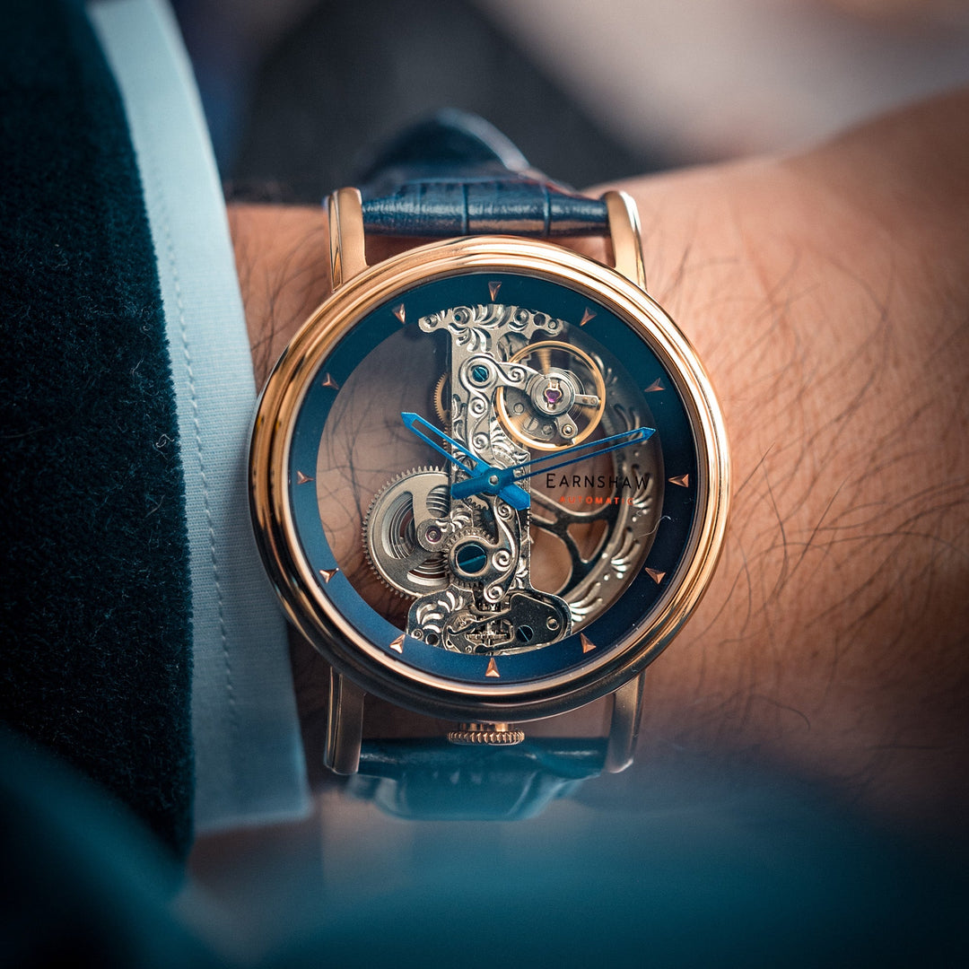 Earnshaw Blue Rose Gold