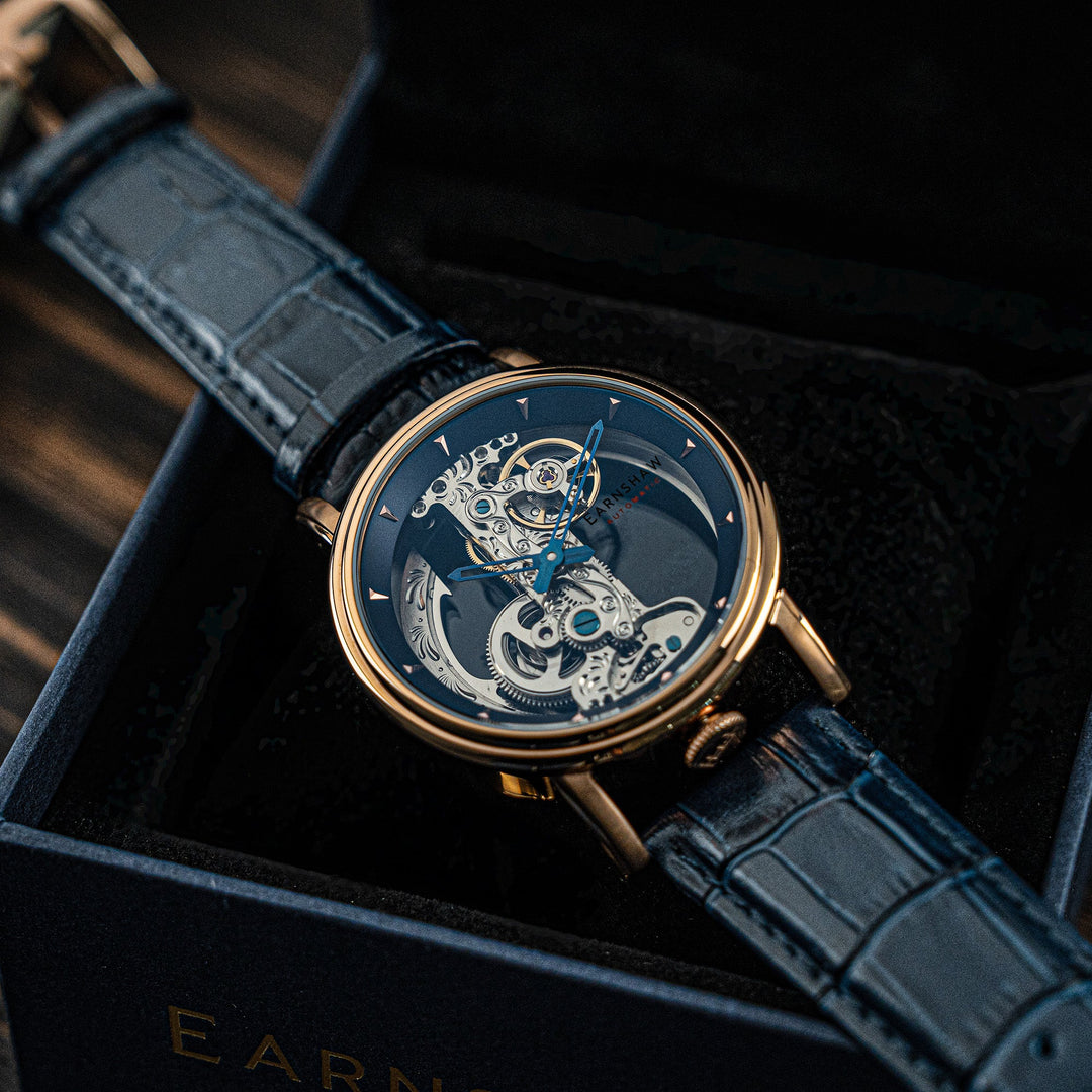 Earnshaw Blue Rose Gold
