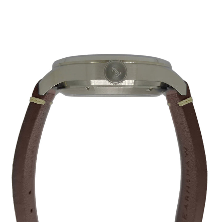 Earnshaw Baron High Beat 72 Hour Power Reserve Skeleton Automatic Vintage Brown