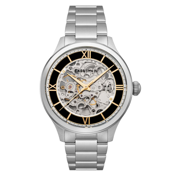 Earnshaw Baron Skeleton Automatic Black
