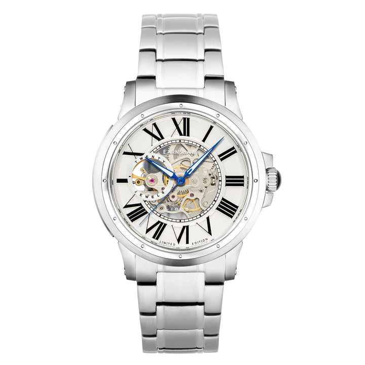 Earnshaw Comet Open Heart Skeleton Automatic Mercury